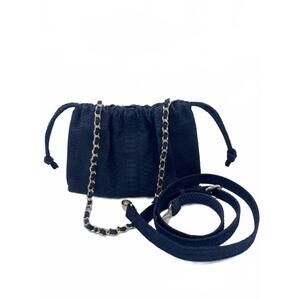 NEW BEIRN vitta small crossbody bag in washed navy
